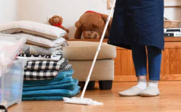 曜日・時間を決めて掃除をする